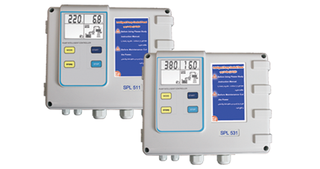 تابلو کنترل تمام اتوماتیک و هوشمند در ابعاد بزرگ  (SPL 511 LCD(220V  (SPL 531 LCD(380V